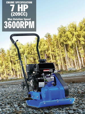 Compaction Force 4200lbs Plate compactor without Water Tank with 12inch Compaction Depth
